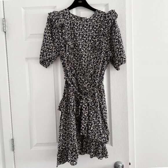 Les Coyotes de Paris printed cotton mini dress, size 18 years - Picture 3 of 7